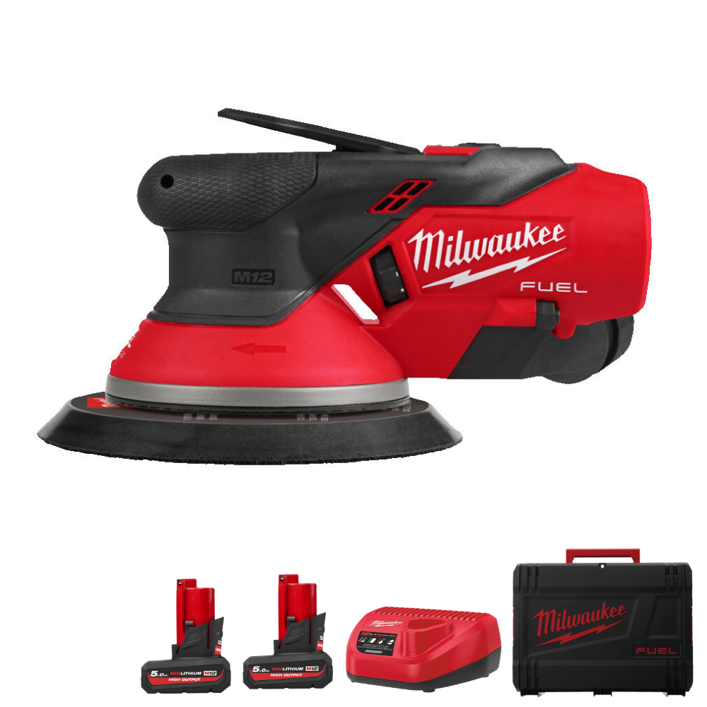 Milwaukee M12 Fuel M12FROS2.5 150mm Random Orbital Sander With 2.5mm Orbit Kit