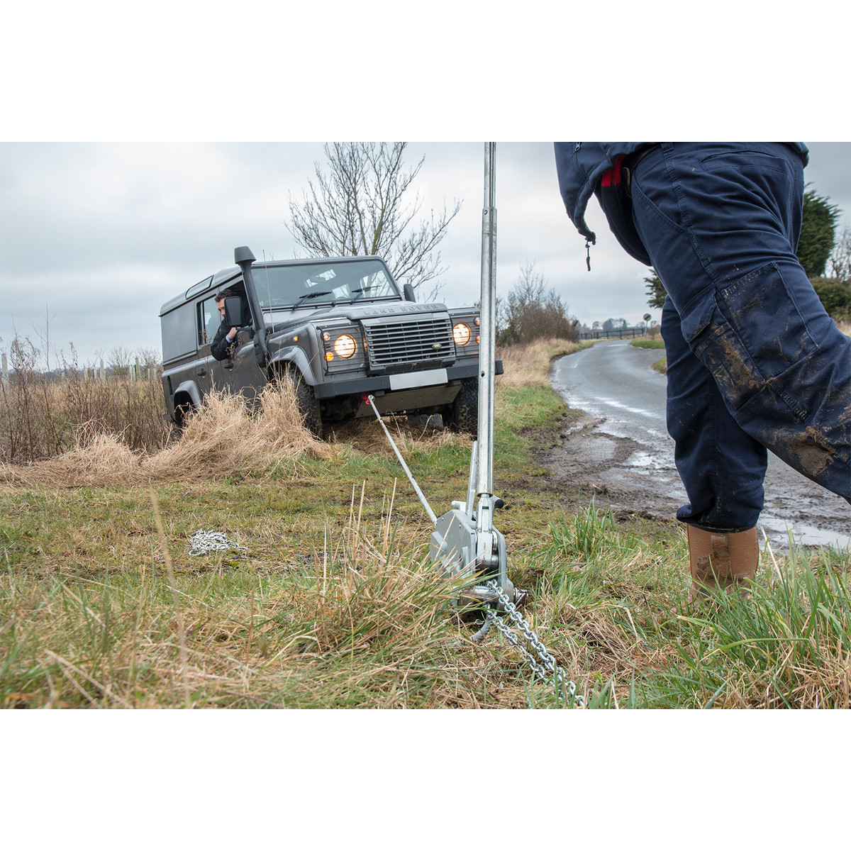 Sealey Wire Rope Puller 3200kg Max Line Force WRP3200