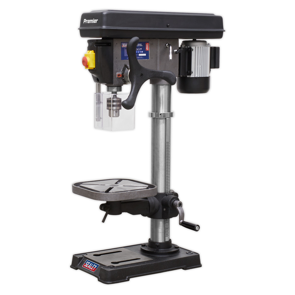Sealey Premier Bench Mounting Pillar Drill 16-Speed 370W 230V PDM155B