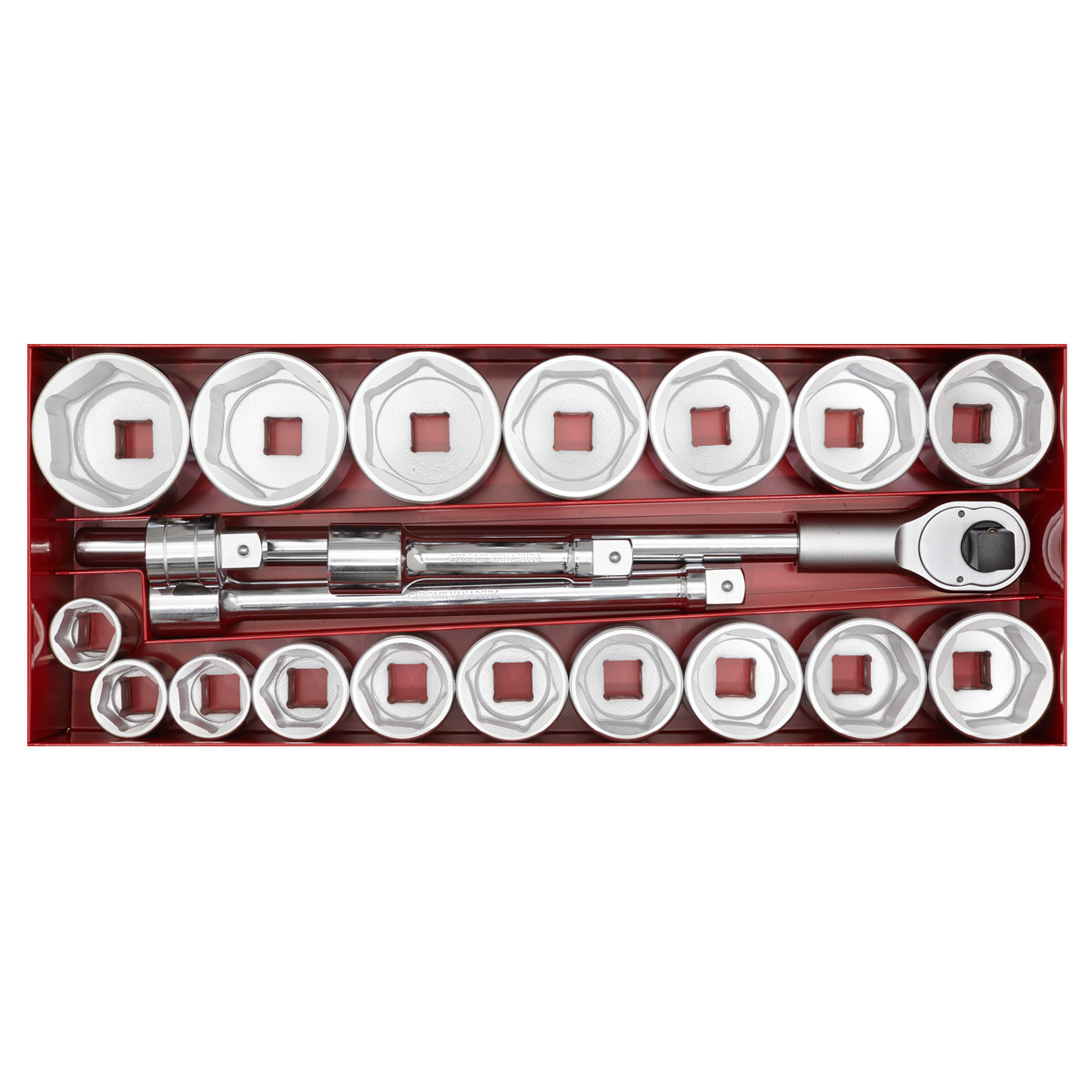 Sealey Premier Socket Set 1"Sq Drive 22pc AK261