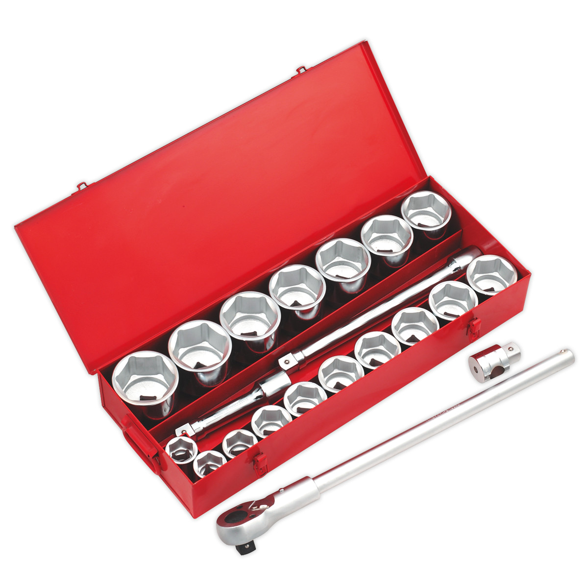 Sealey Premier Socket Set 1"Sq Drive 22pc AK261