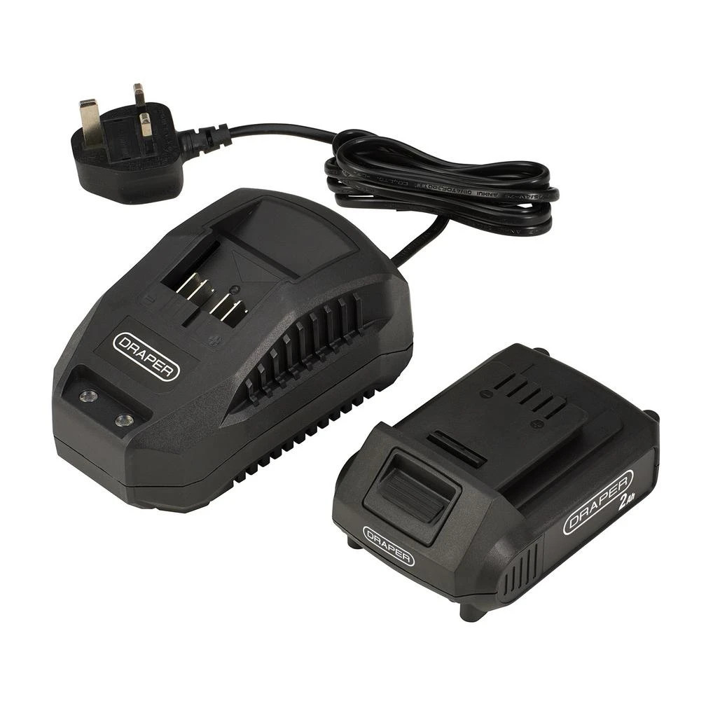 Draper 18v 2.0Ah battery & Charger