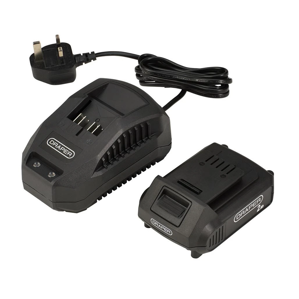 Draper 18v 2.0Ah battery & Charger