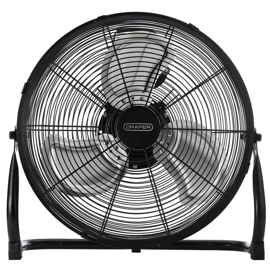 Draper 230V High Velocity Floor Fan, 16"75W 31854