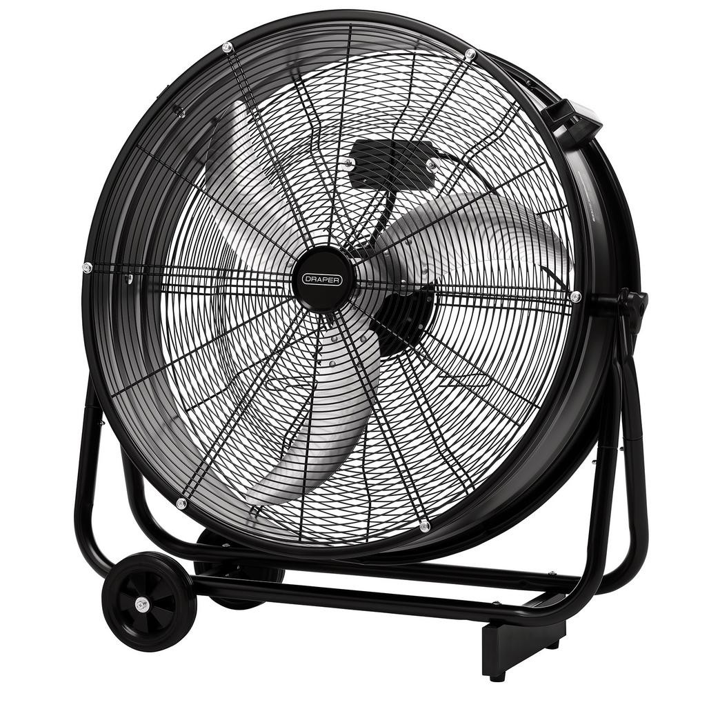 Draper 230V Industrial Drum Fan, 24" 120W 31850