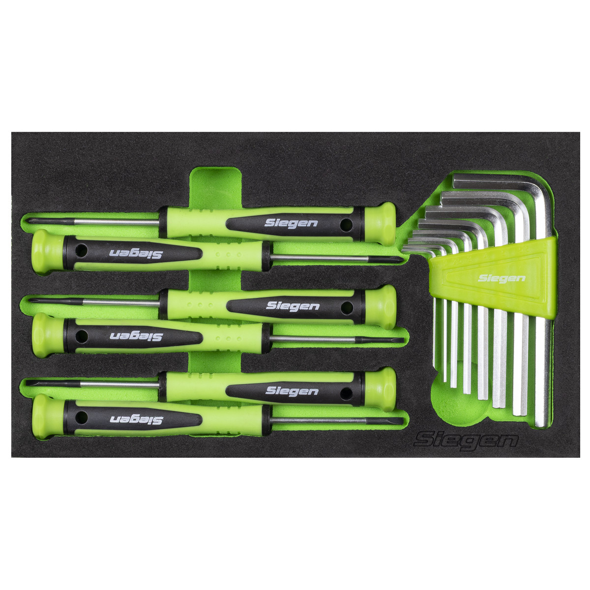 Siegen Mini Toolbox with screwdrivers and hex keys