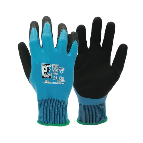 Predator Watersafe Congo Waterproof  Work Gloves Blue WS6 ( 10 Pairs)