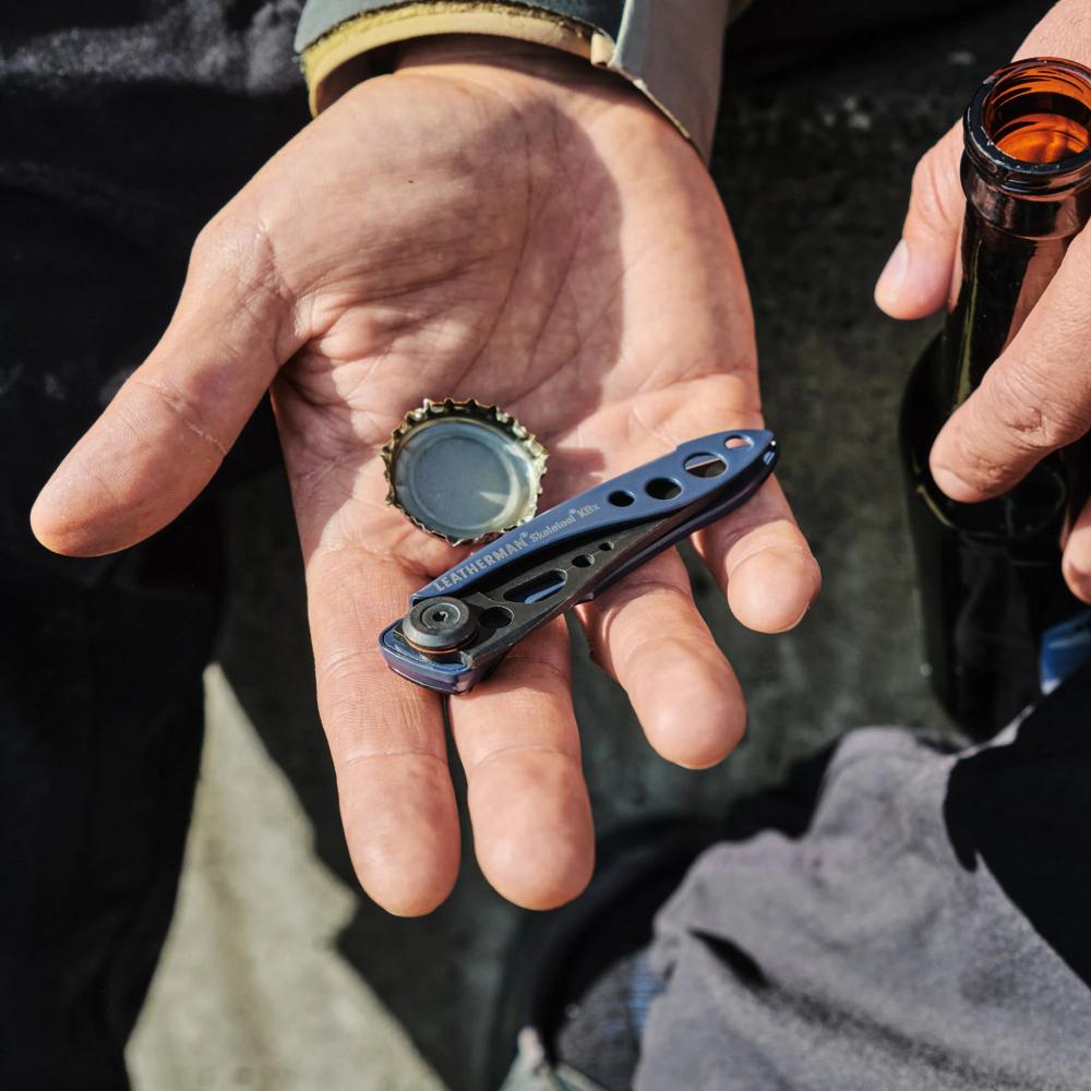 Leatherman knife with bottle opener