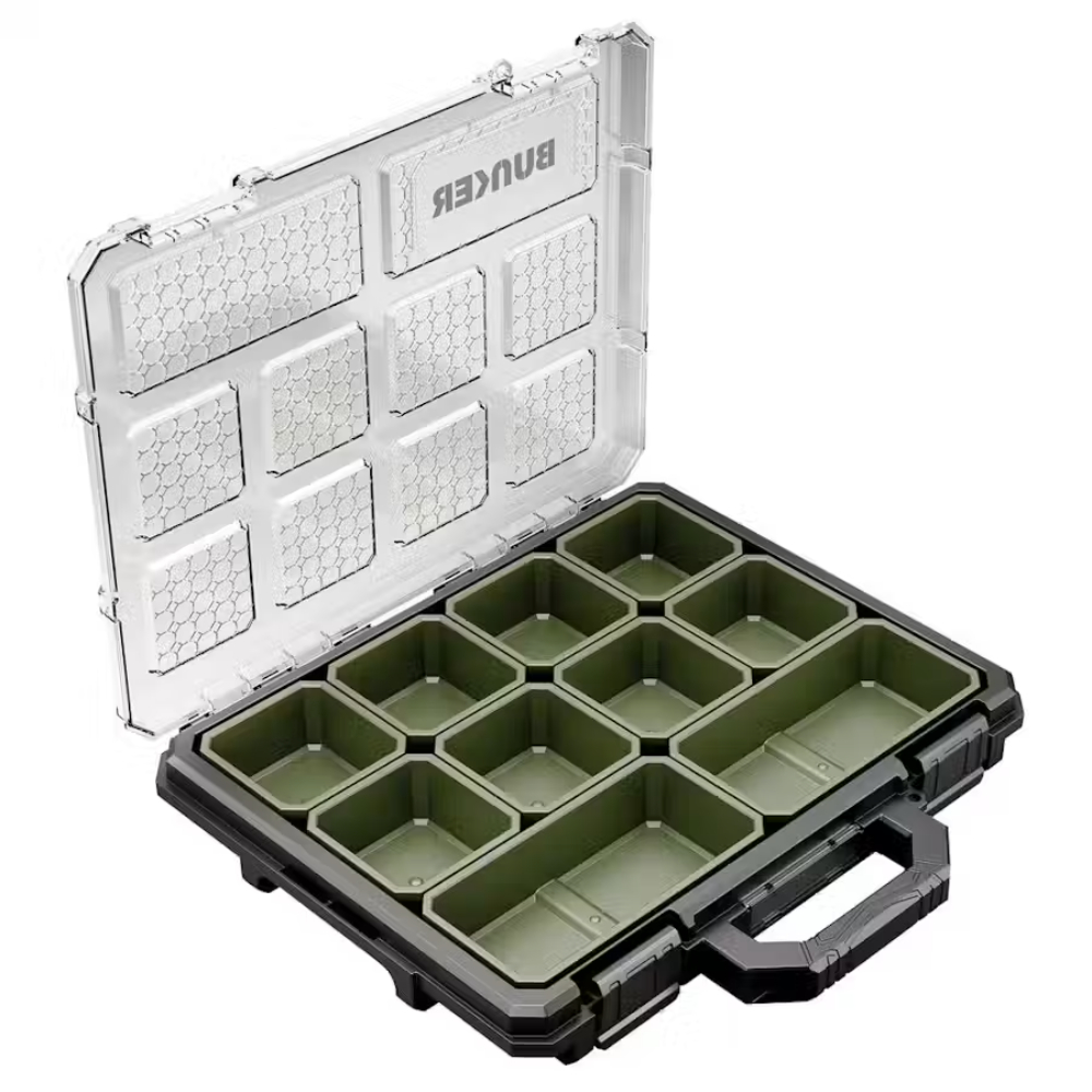 Slim small parts organiser