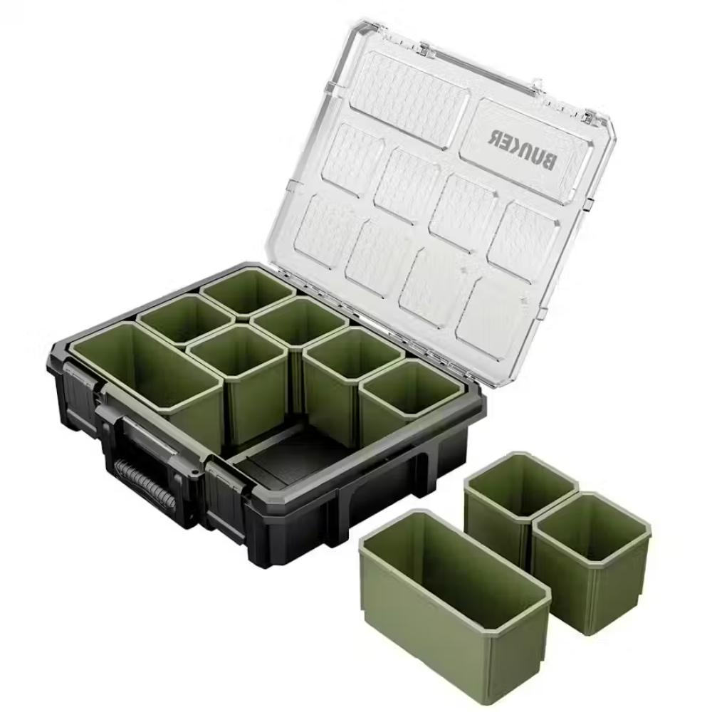 Slim small parts organiser