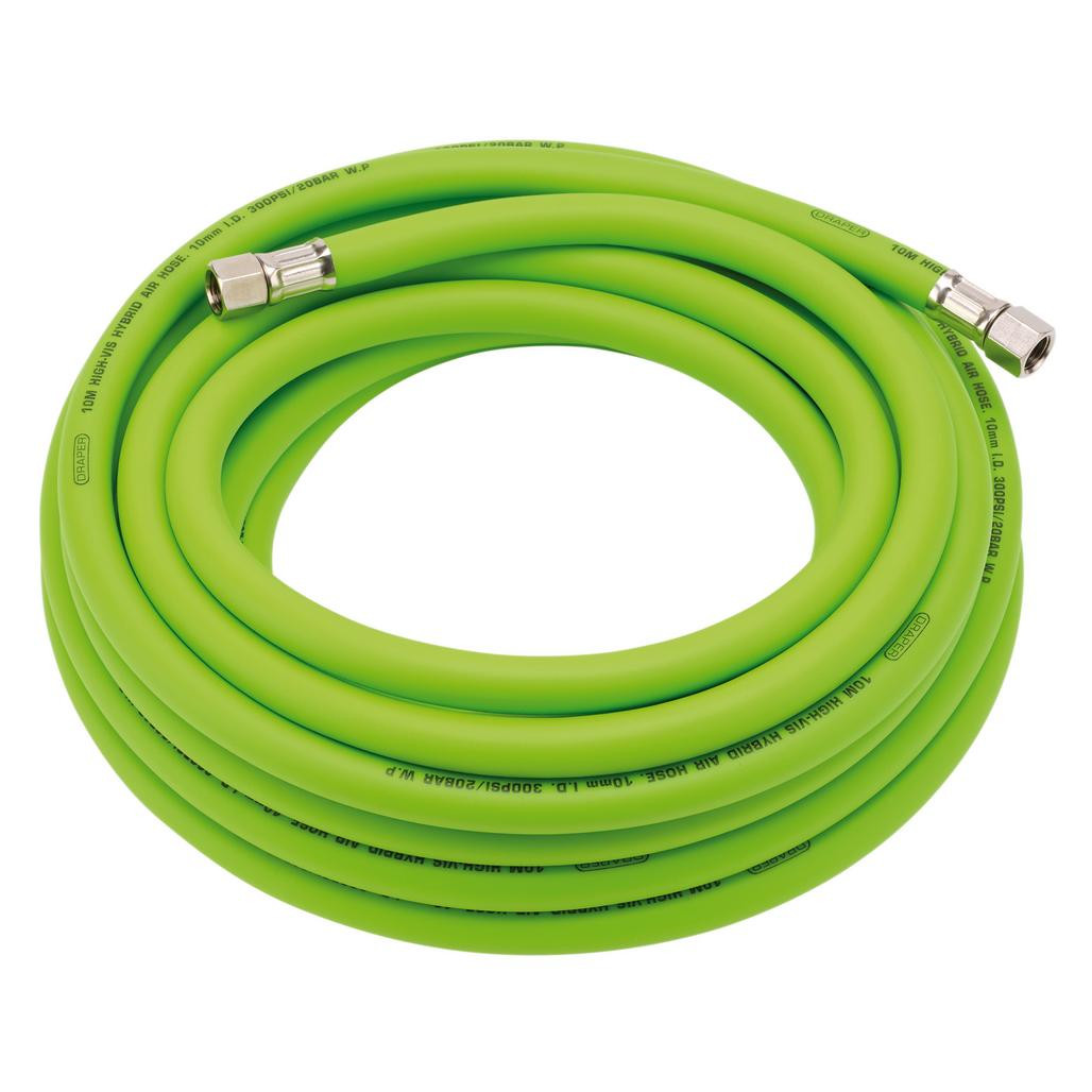Draper green high vis air hose