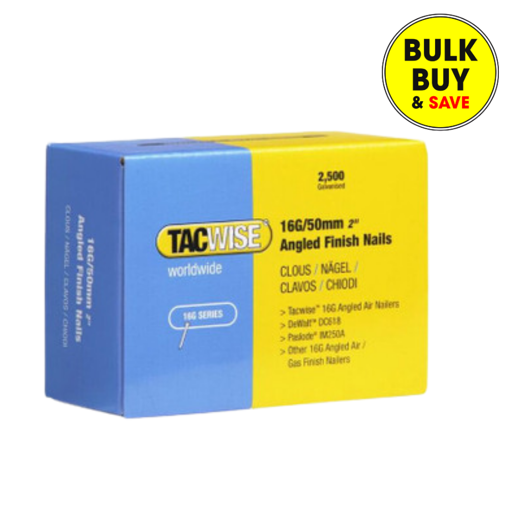 Tacwise 16G/50mm Galvanised Angled Finish  Nails 0772