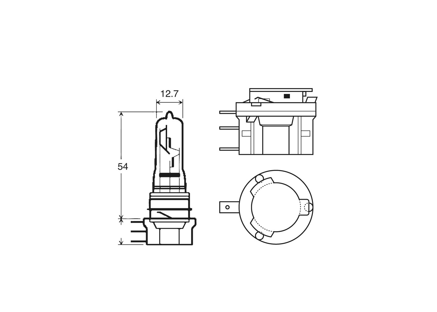 Ring replacement headlamp light bulb
