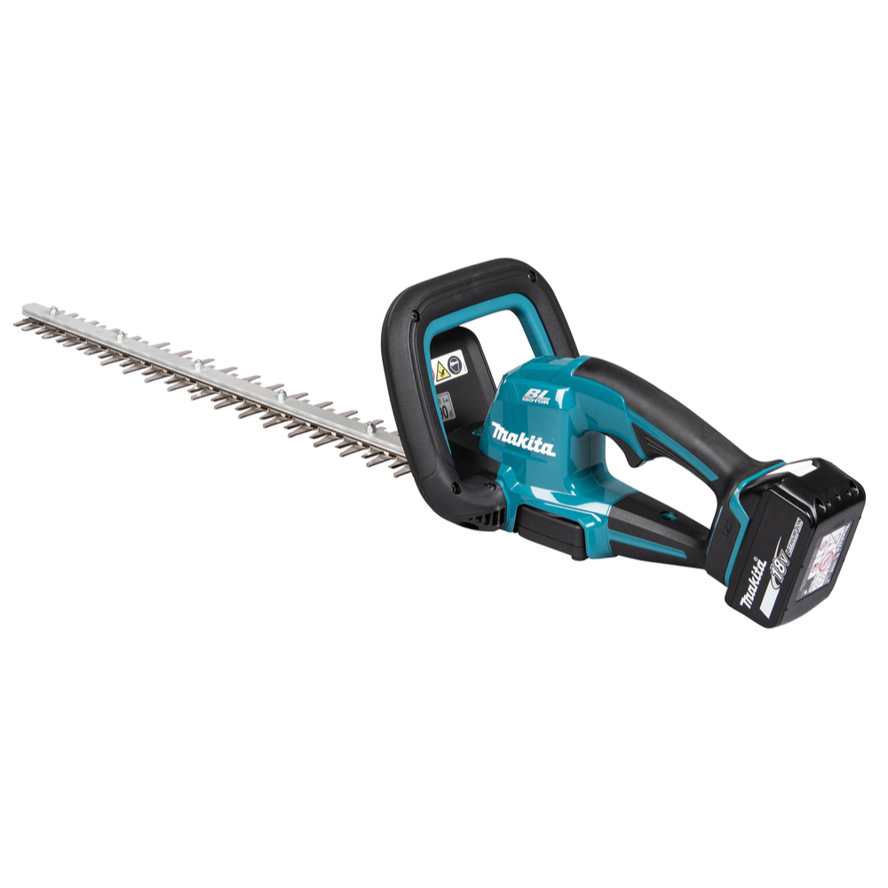 Makita compact battery powered 50cm hedge trimmer