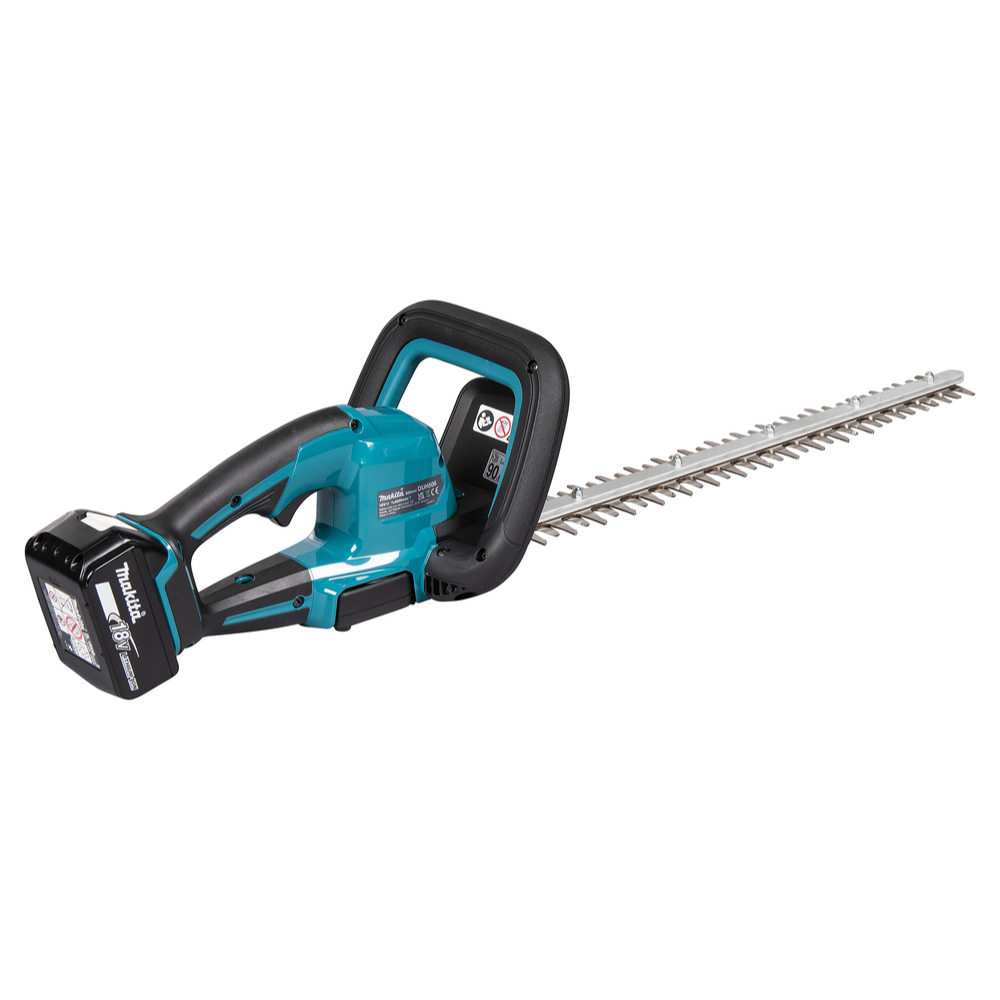 Makita compact battery powered 50cm hedge trimmer