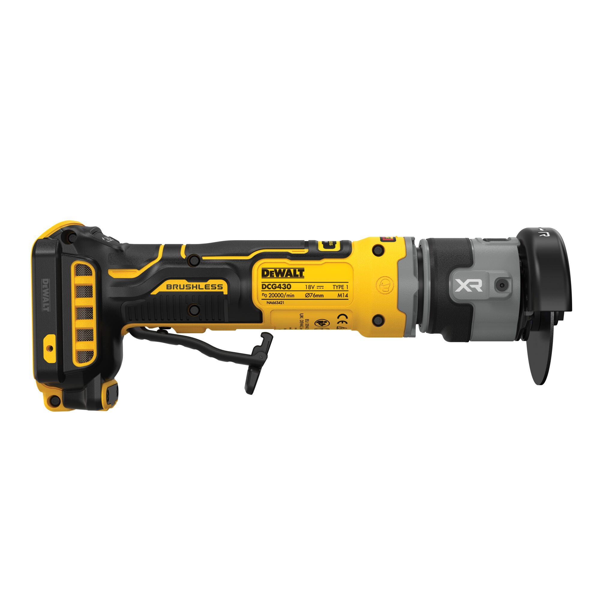 DeWalt DCG430N-XJ 18V XR 76mm Bodygrip Cut-Off Tool