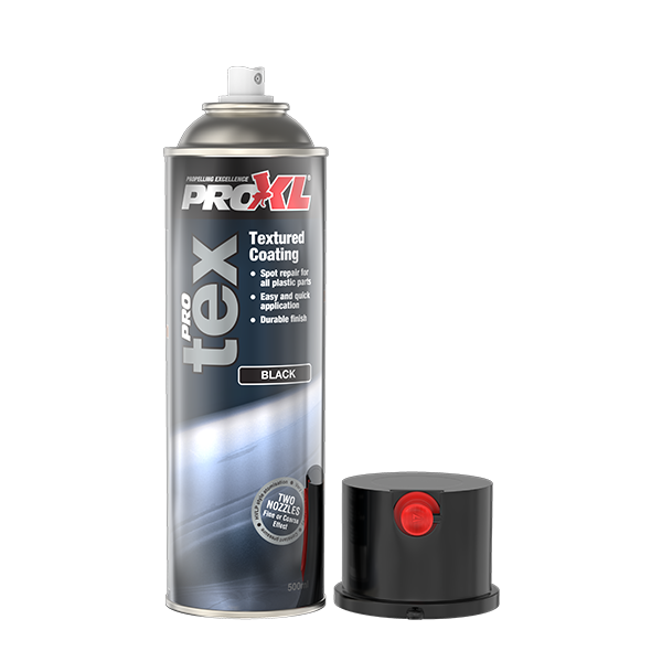 Pro XL 500ml Premium Black Textured Plastic Coating Aerosol PROTEXB