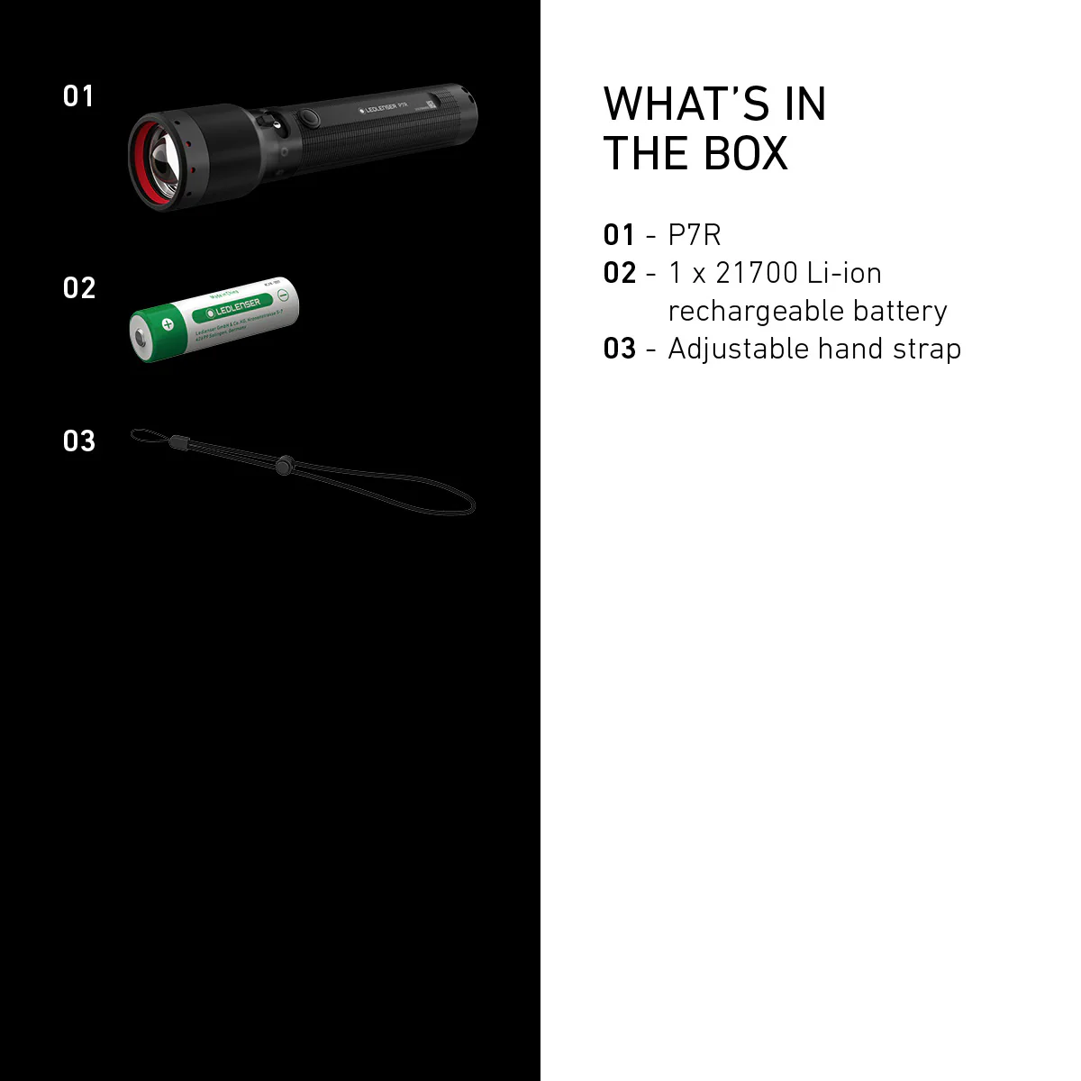 P7R is the ideal all-round torch
