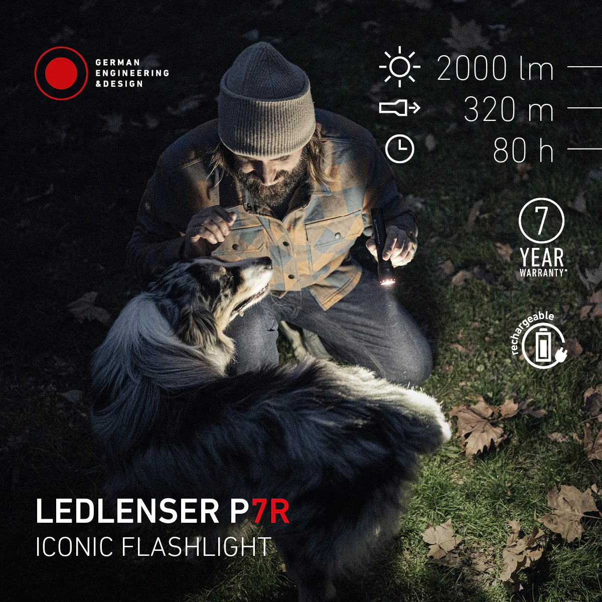 Ledlensder work torch light p7R  503111