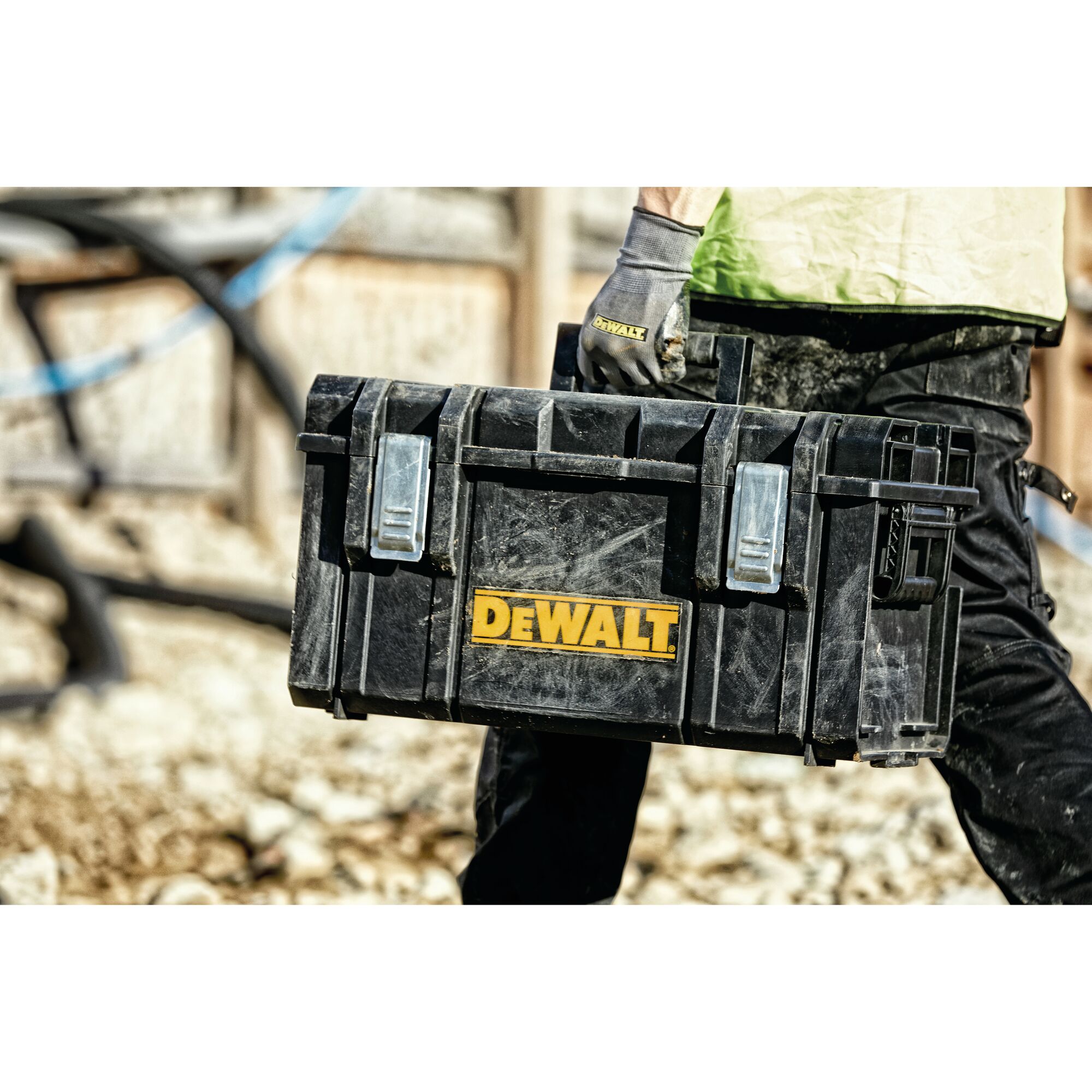DeWalt heavy duty storage toughsystem box