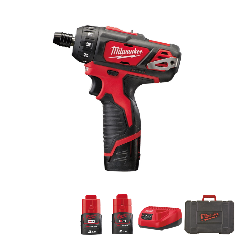 Milwaukee M12 Sub Compact Impact Driver Kit M12BD-202C