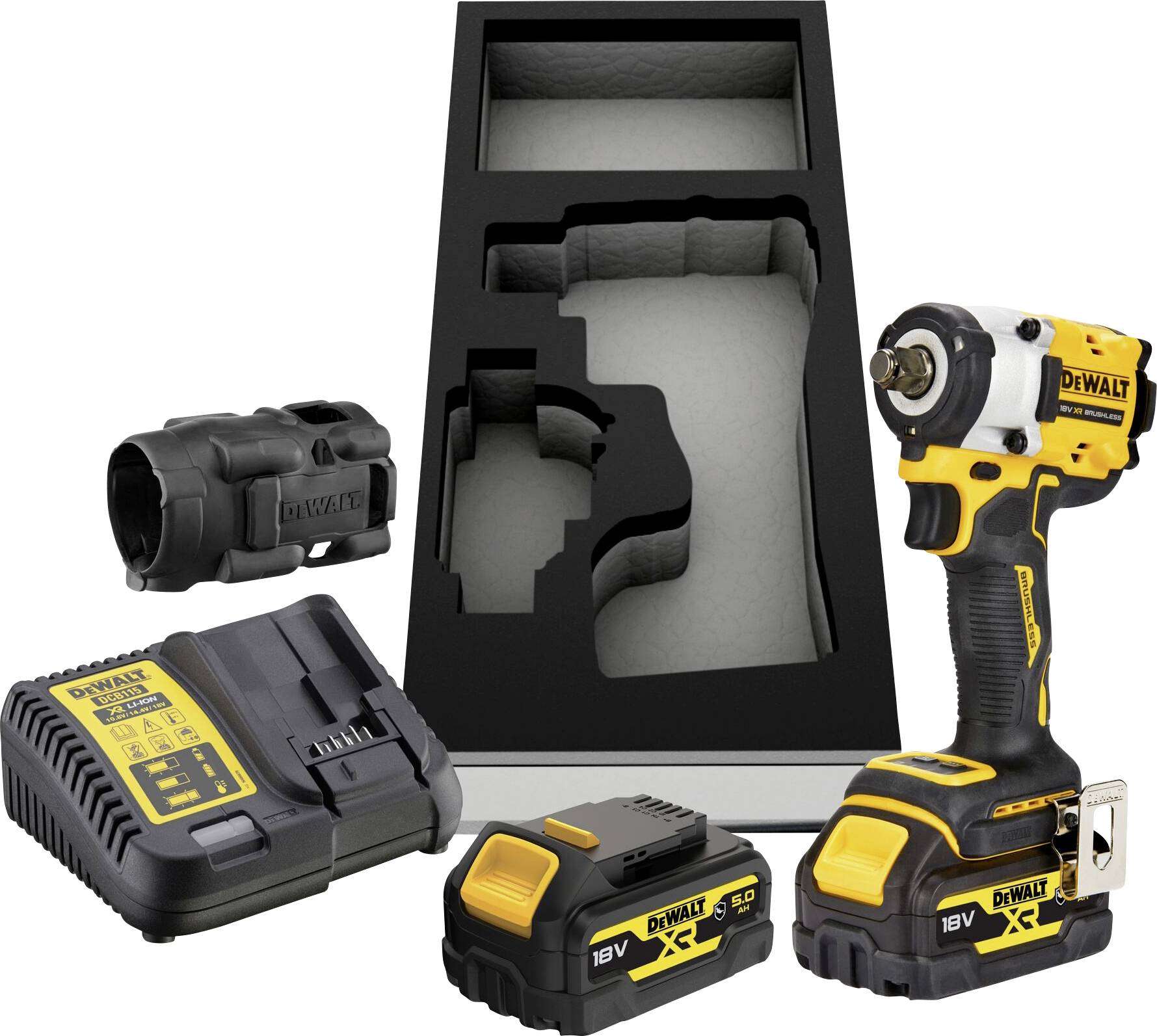 DeWalt 1/2" Compact Impact Wrench Foam Kit DCF921P2G-GB