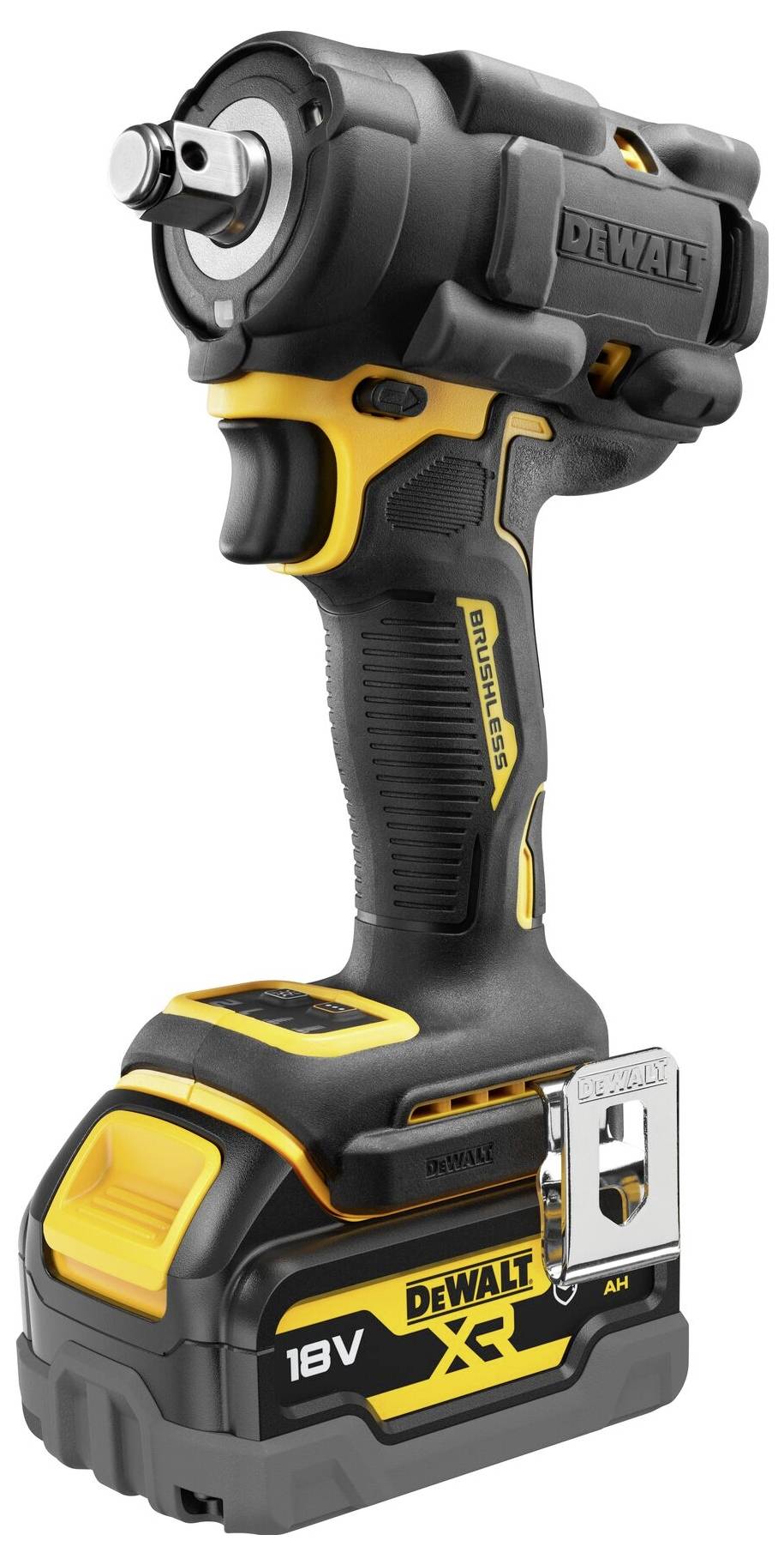 DeWalt DCF921N-XJ 18v XR Cordless 1/2" Compact Impact Wrench with protective rubber sleeve