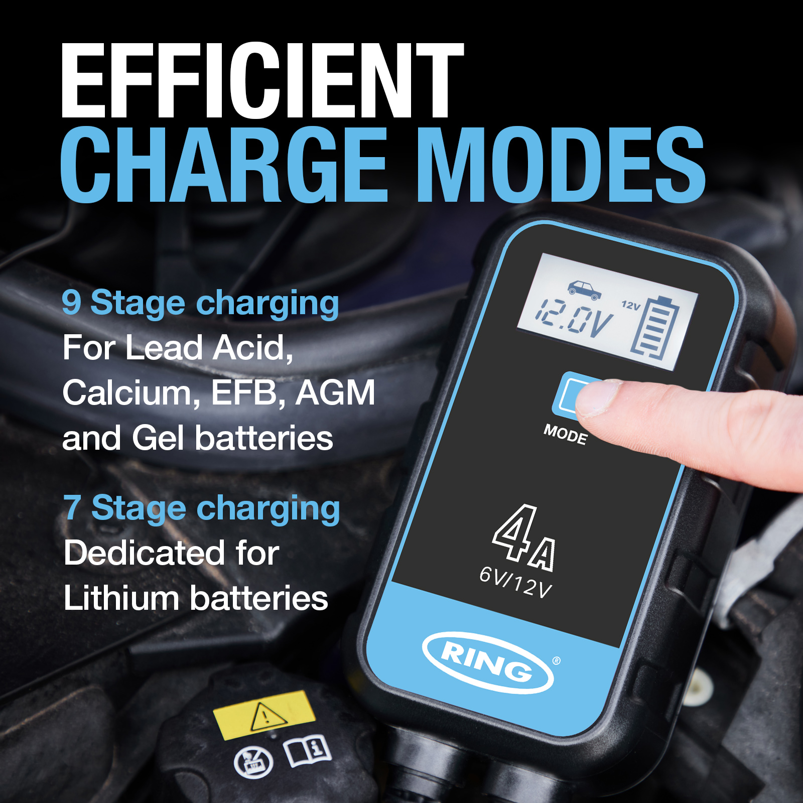 Ring SMARTCHARGE 4 Charger & Maintainer RSC904T