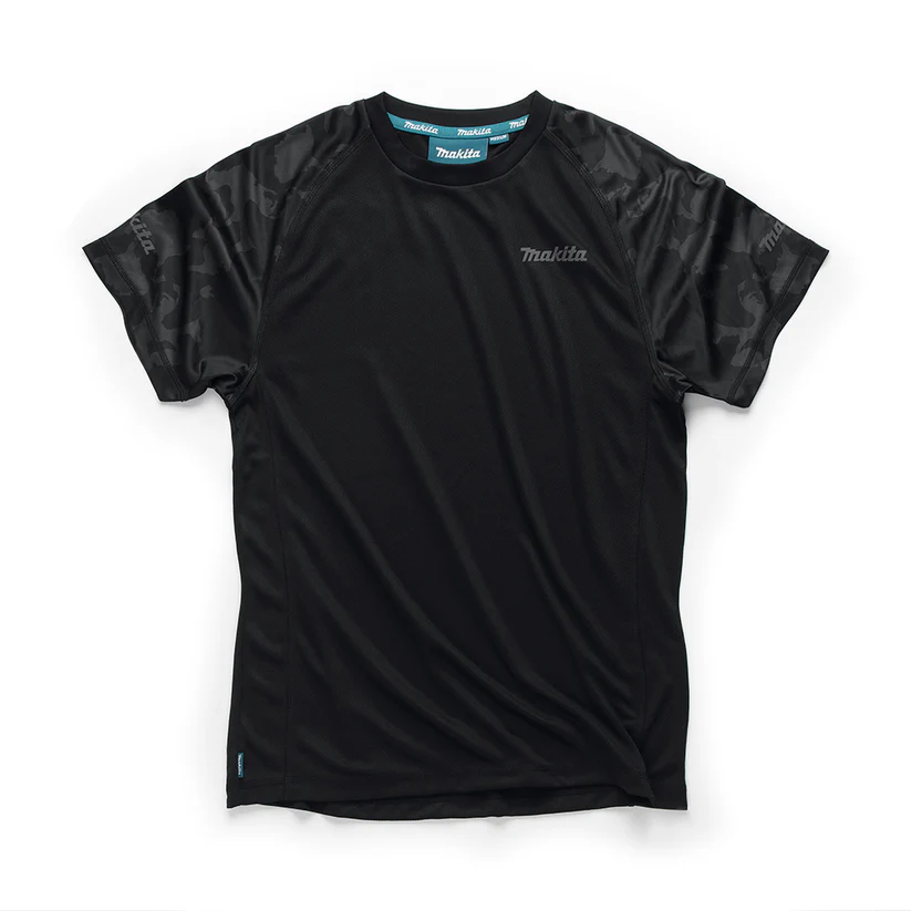 Makita Tech T-Shirt, Black Colour