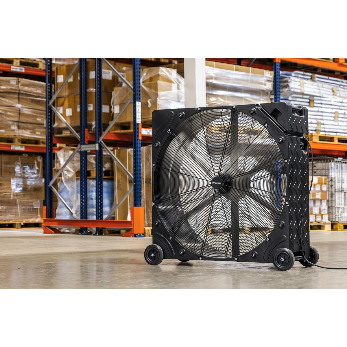 Efficient airflow delivery with high-volume output.