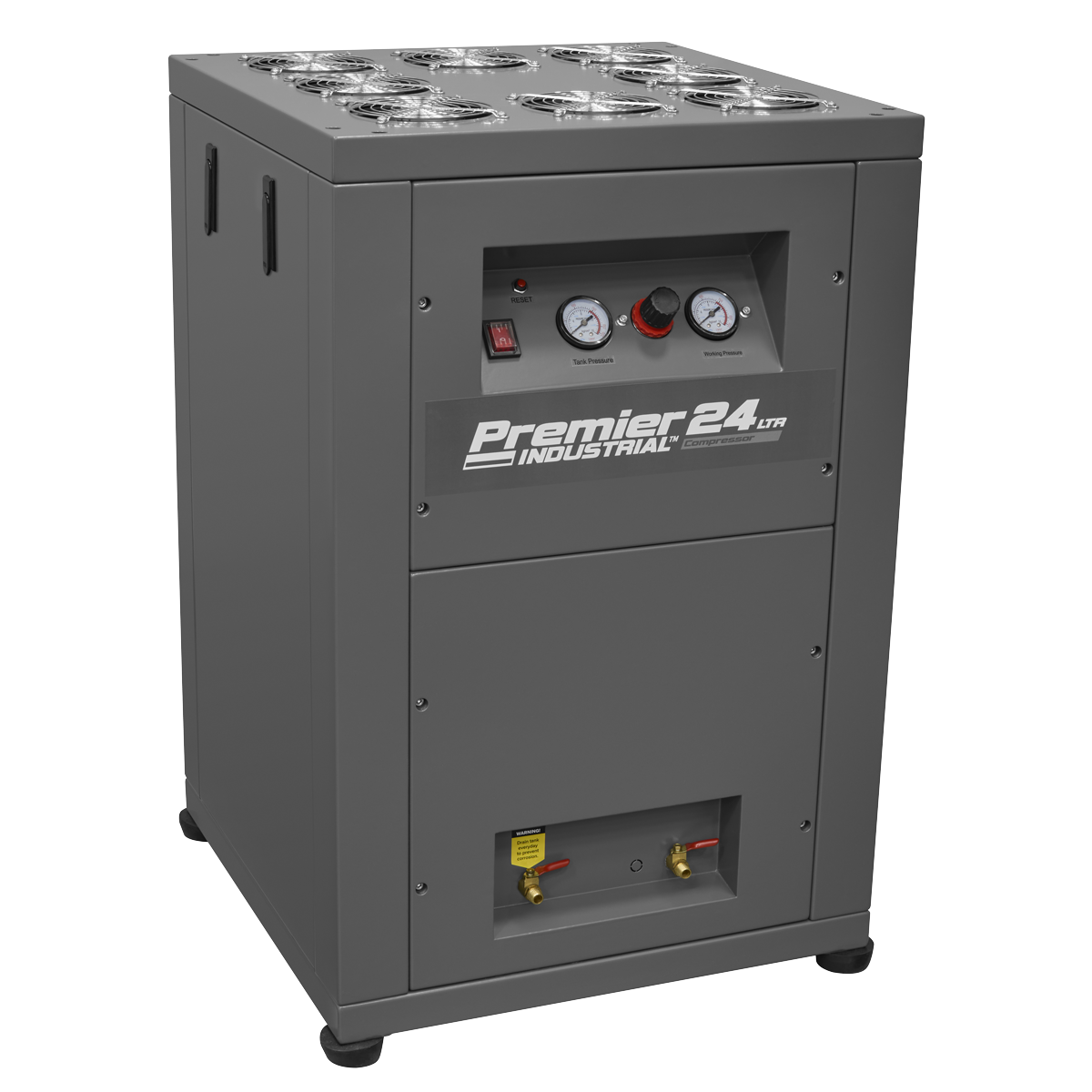 Sealey 24L Oil Free Low Noise Direct Drive Air Compressor 3hp SAC01VLN