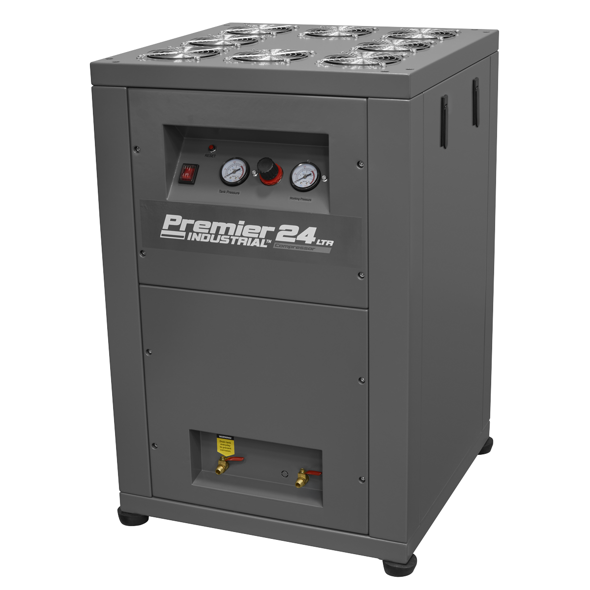 Sealey industrial low noise air compressor