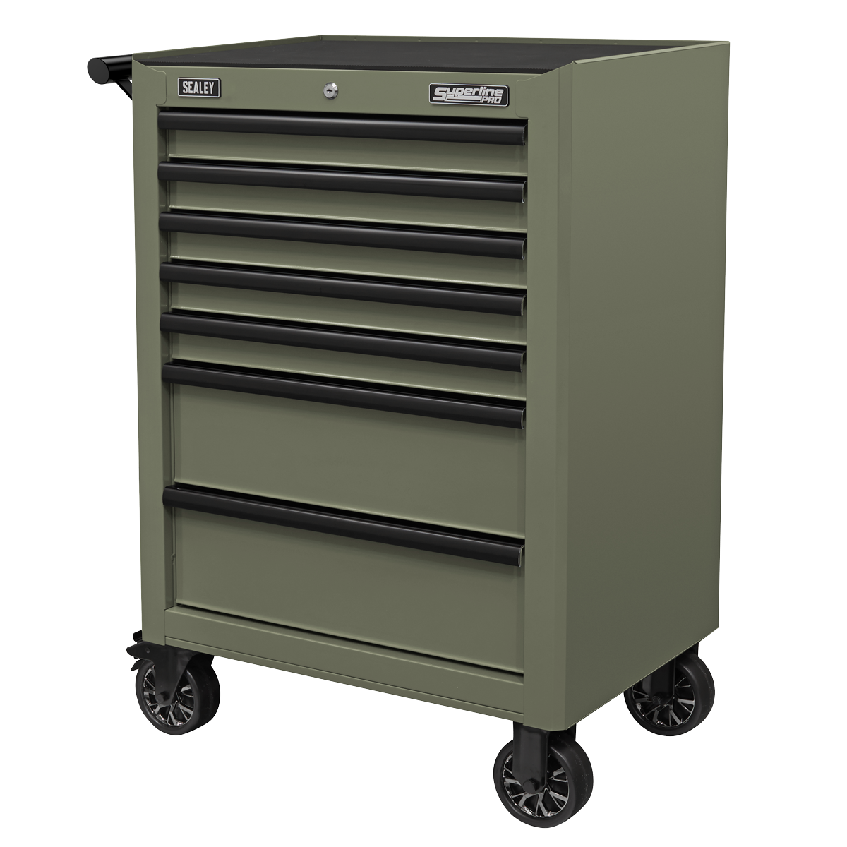 Sealey Superline PRO Heavy-Duty Rollcab 7 Drawer - Khaki AP26479TK