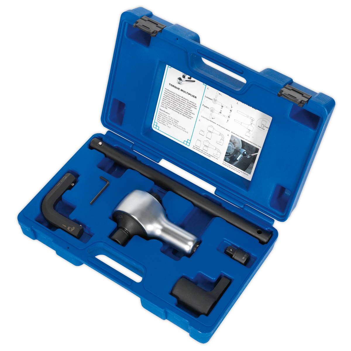 Sealey Premier Torque Multiplier Set 1/2"-3/4"Sq Drive 7pc AK6290