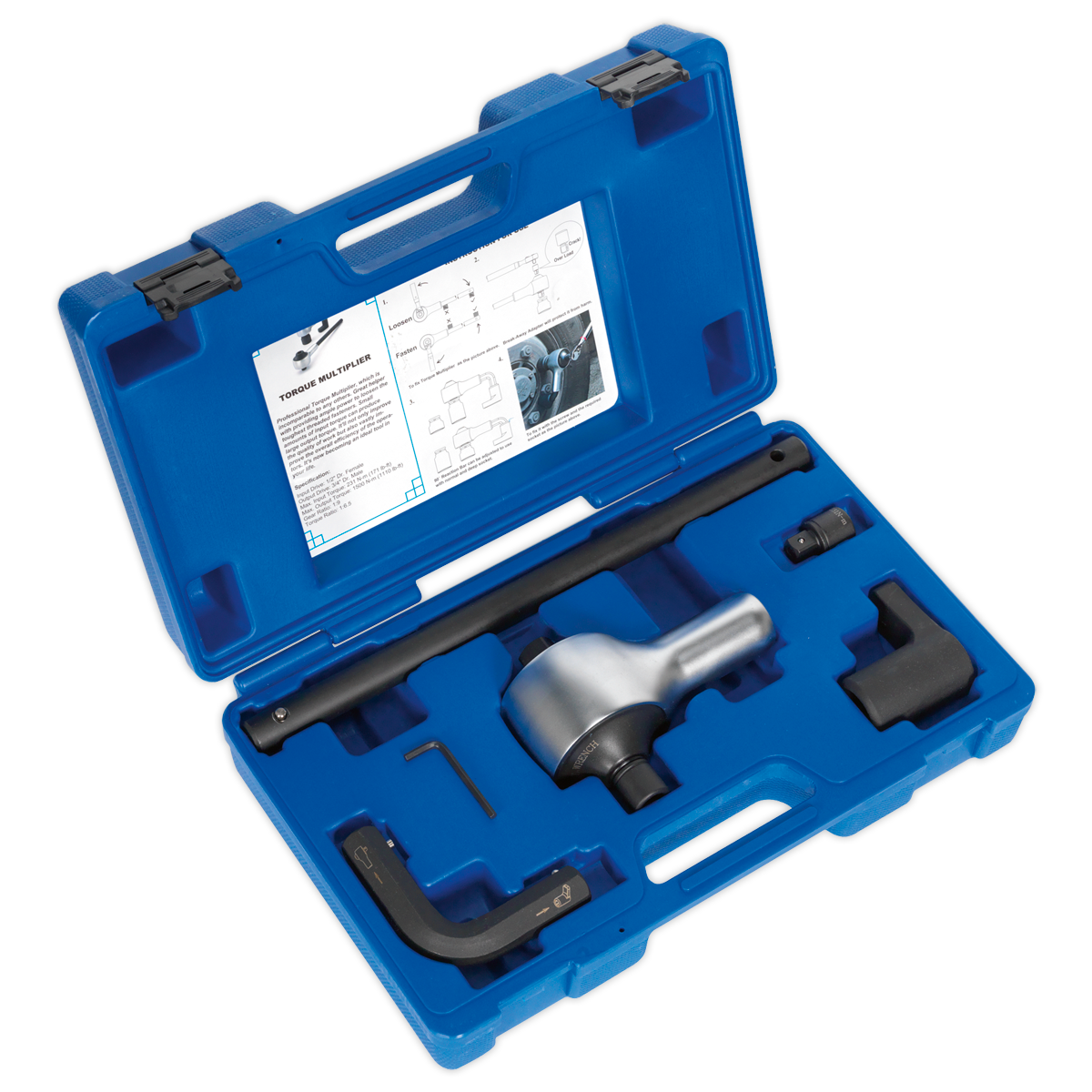 Sealey Premier Torque Multiplier Set 1/2"-3/4"Sq Drive 7pc AK6290