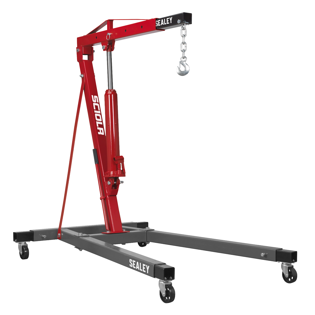 Sealey Long Reach Engine Crane with Extendable Legs 1 Tonne SC10LR