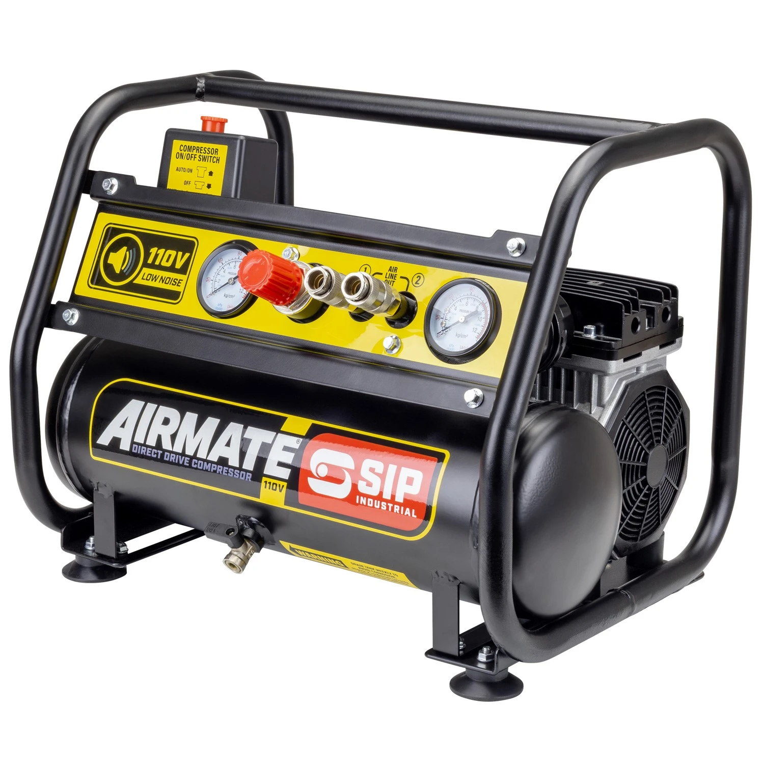SIP 110V 6L Low Noise Direct Drive Compressor 05870