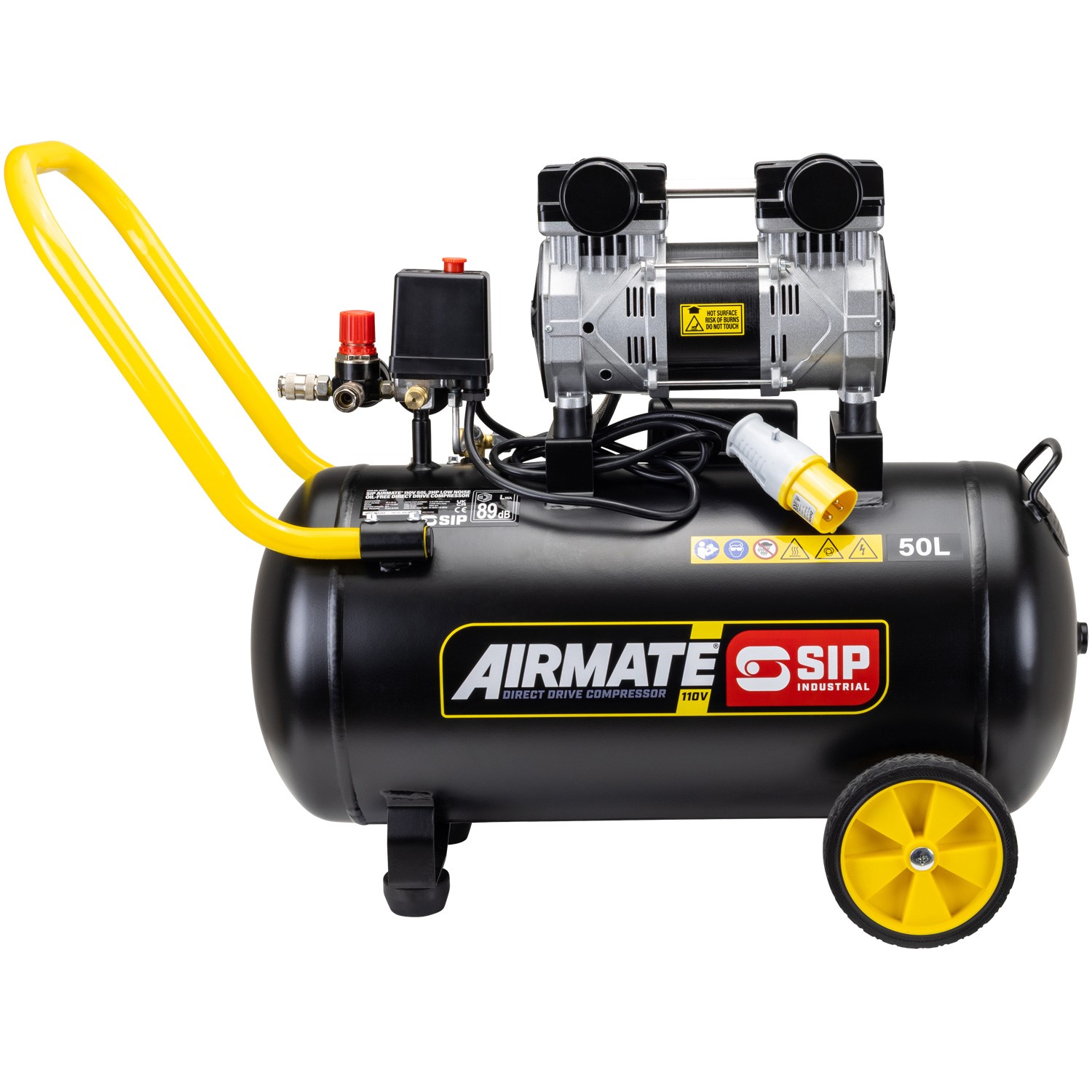 SIP Airmate Low Noise 50 litre air compressor