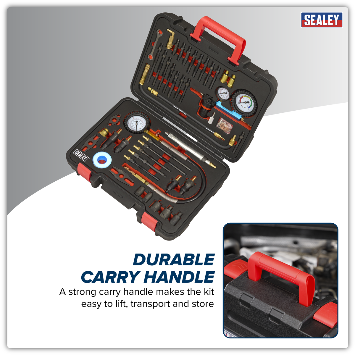 Sealey Diesel/Petrol Master Compression & Leakage Test Kit 46pc VS567
