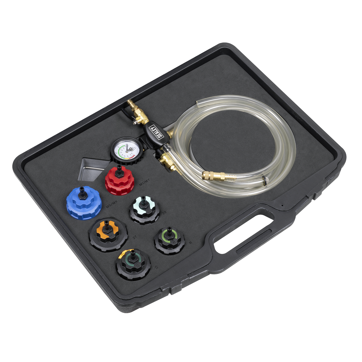 PREVENTS SPILLS – Eliminates messy coolant leaks during system bleeding.