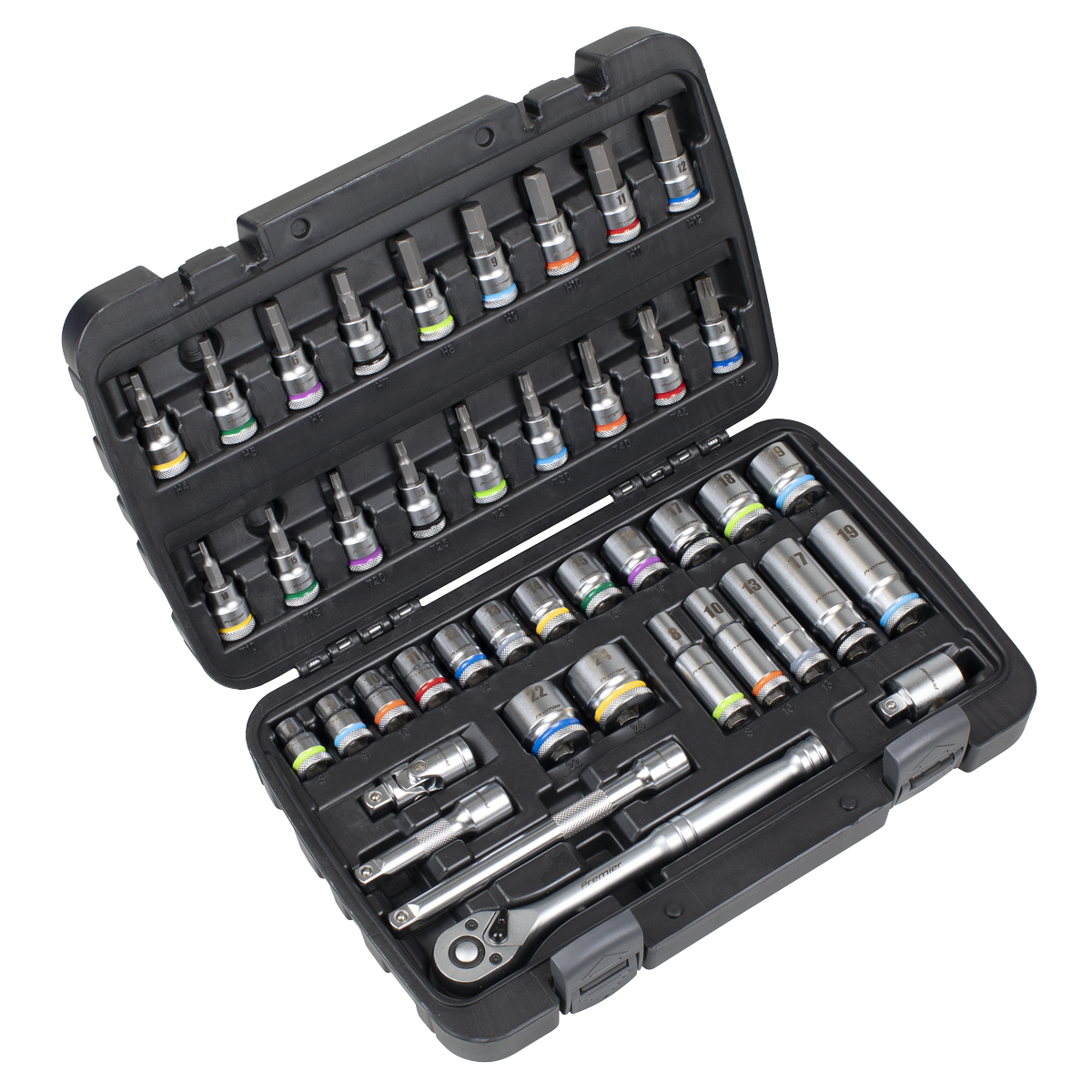 Sealey Socket & Socket Bit Set 3/8"Sq Drive 42pc AK7915