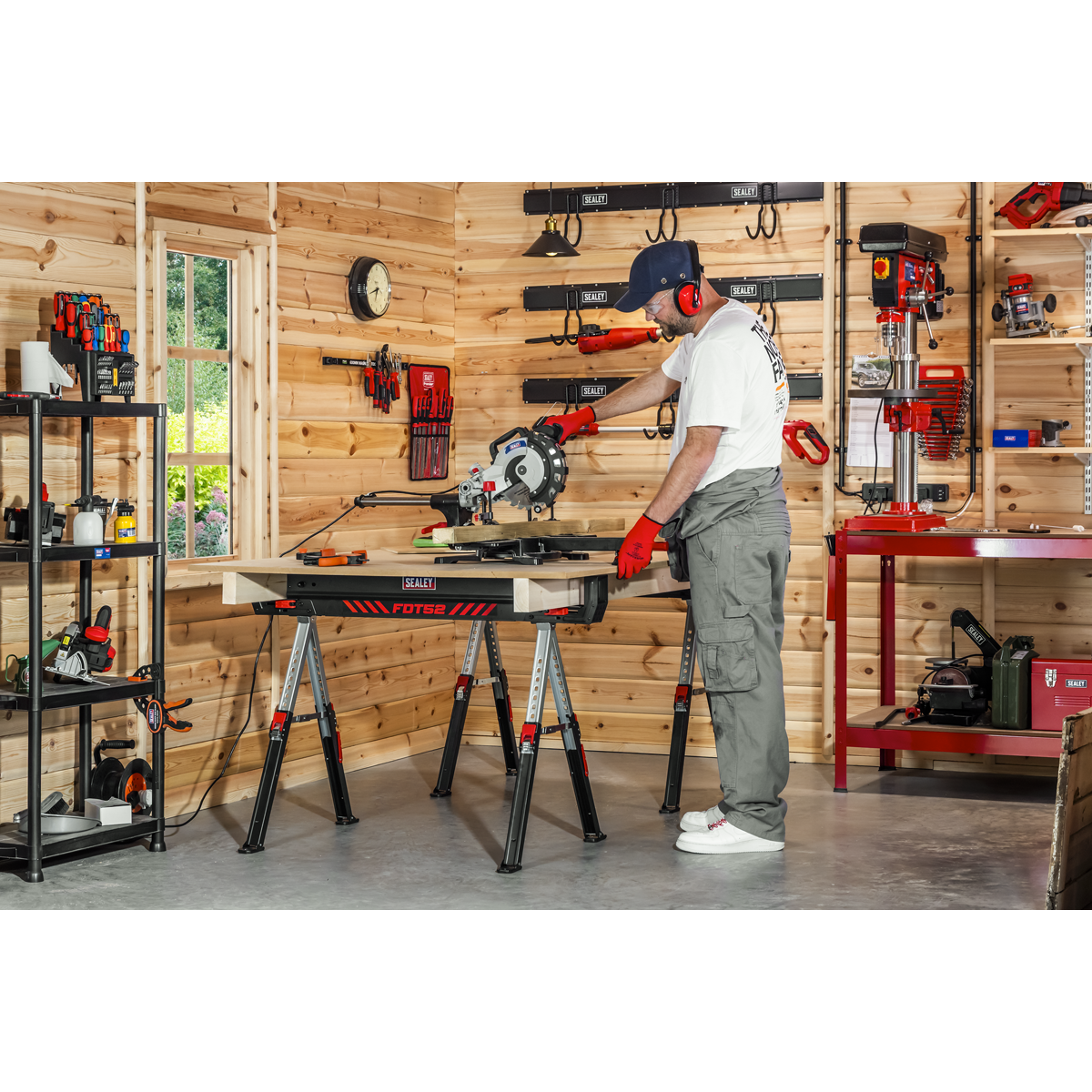 Sealey Adjustable Sawhorse Set 2pc FDT52