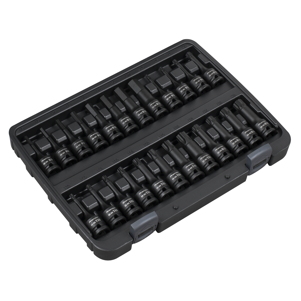 Sealey 1/2" impact socket bit set
