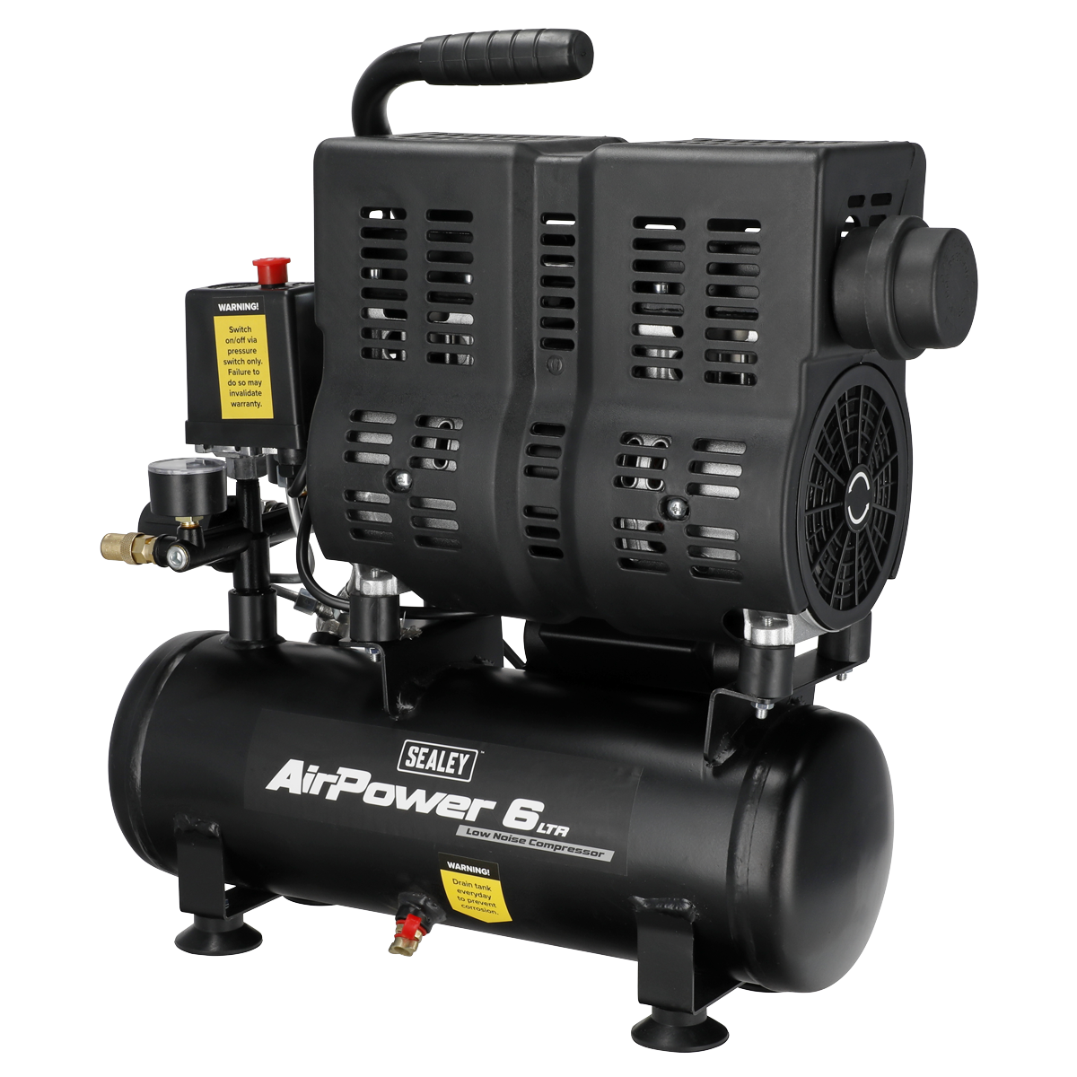 Sealey oil free mini 6 litre air compressor