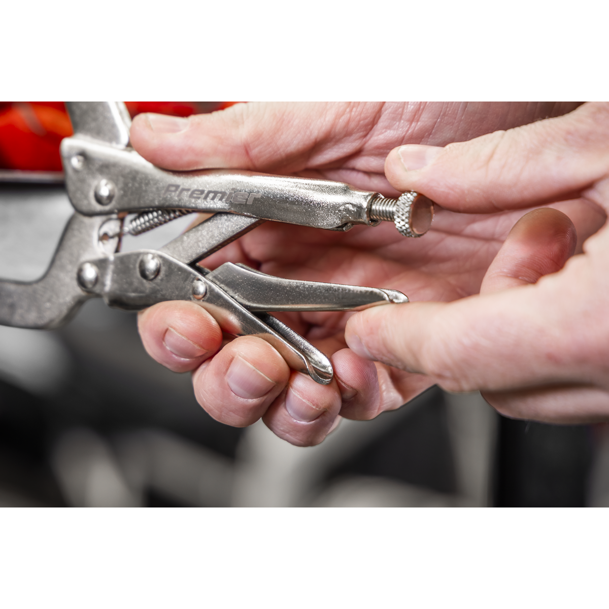 Sealey Premier Locking Pliers Set with Tool Tray 10pc AK6802
