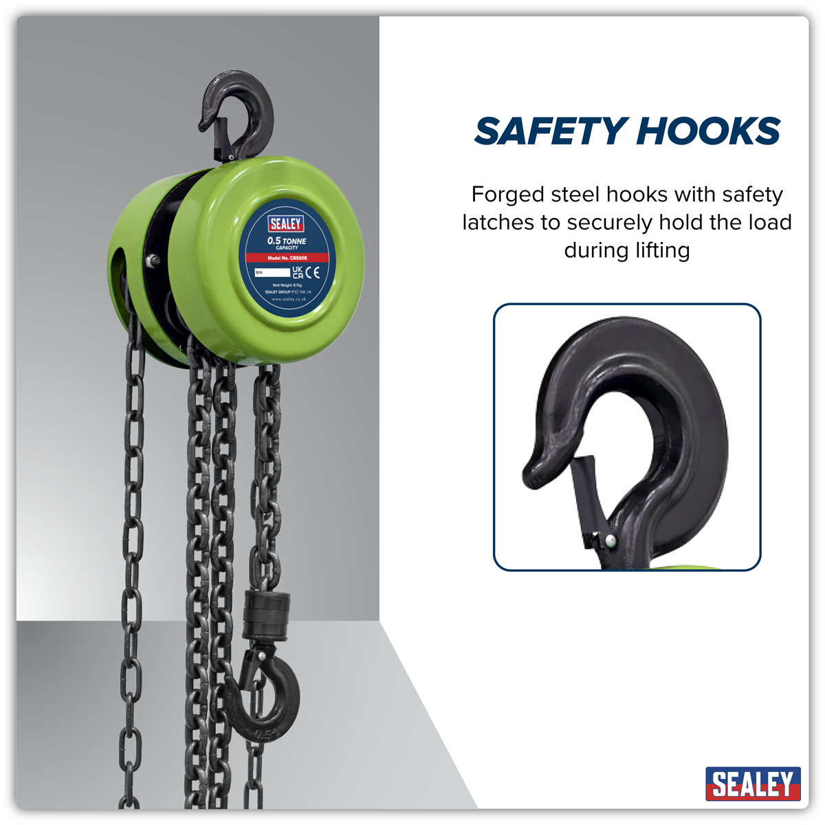 Sealey 0.5 Tonne Hoist CB1000E