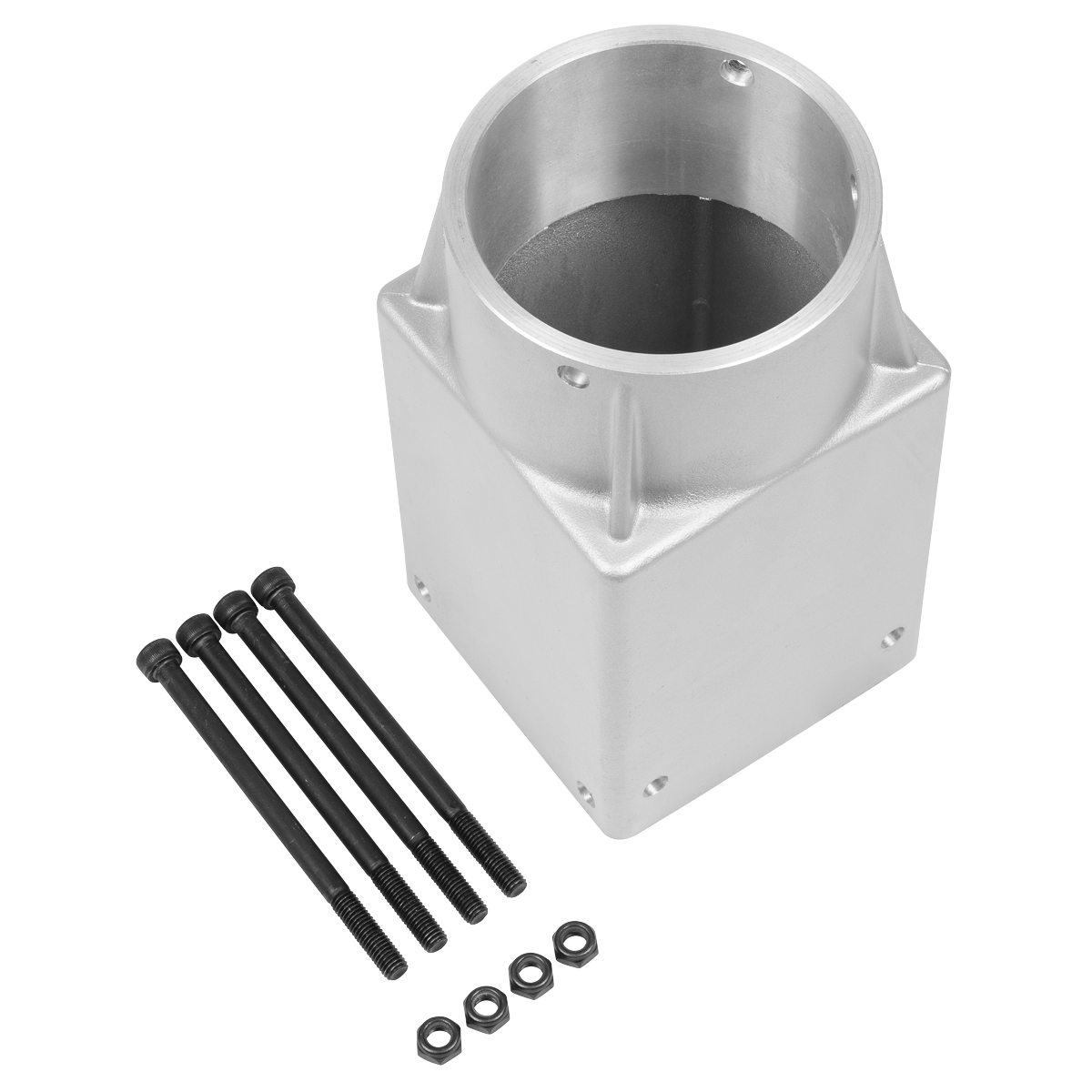 Enables square-head posts to be driven easily with a petrol post driver. Can be used for posts that are 4" square, 4 x 3" and 3" square in size.