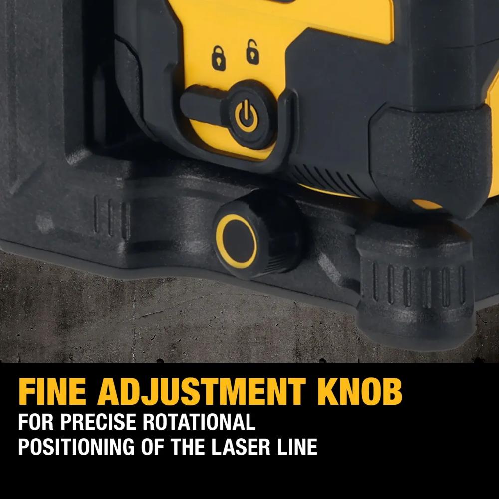 DeWalt DCLE14201RB-XJ USB Cross Line Red Beam Laser