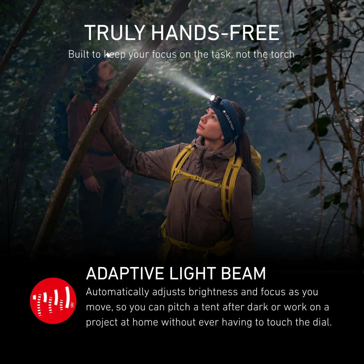 Ledlenser 900 lumens head torch