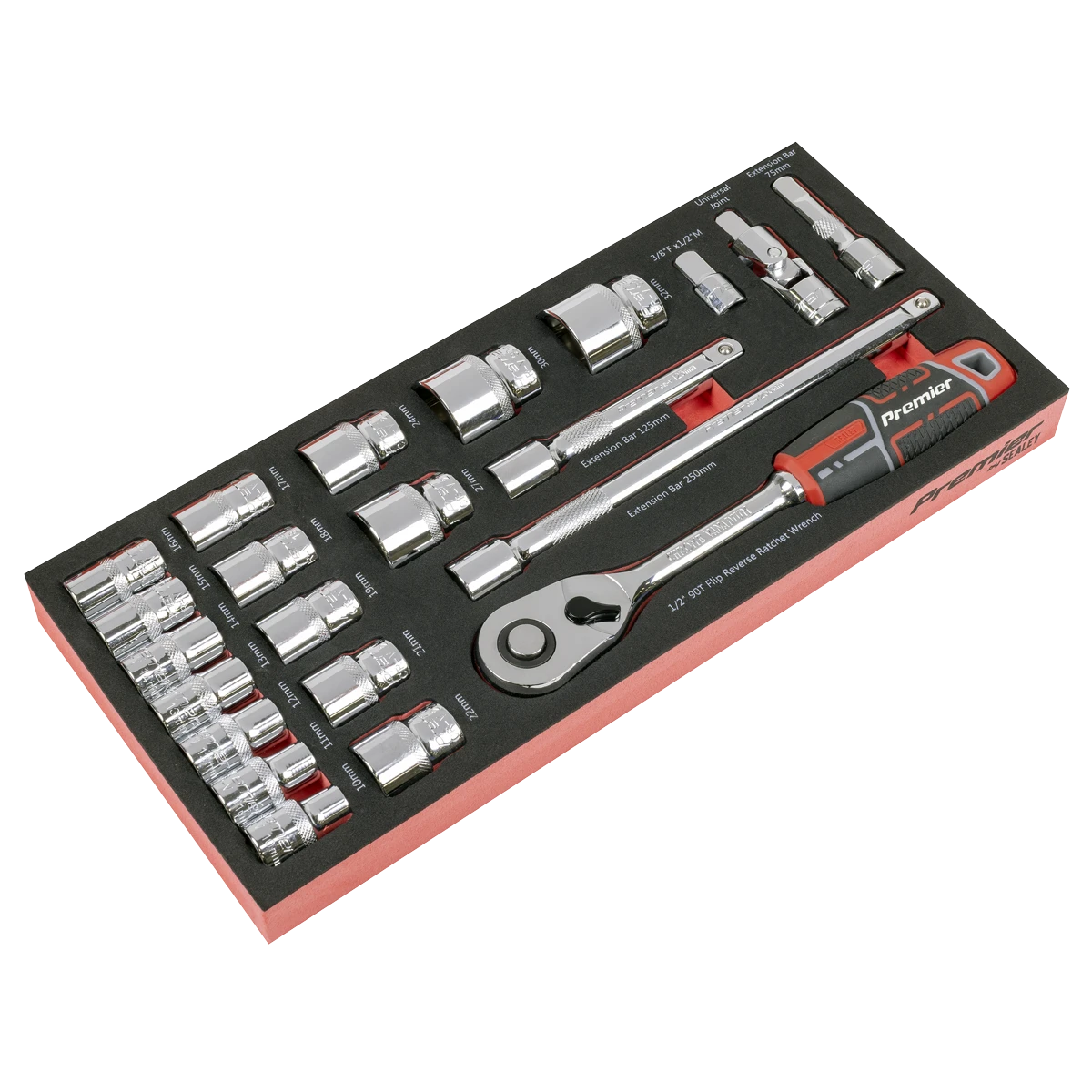 Sealey Superline PRO Tool Chest Combination 14 Drawer with 447pc Tool Kit - Grey SPTCOMBO3G